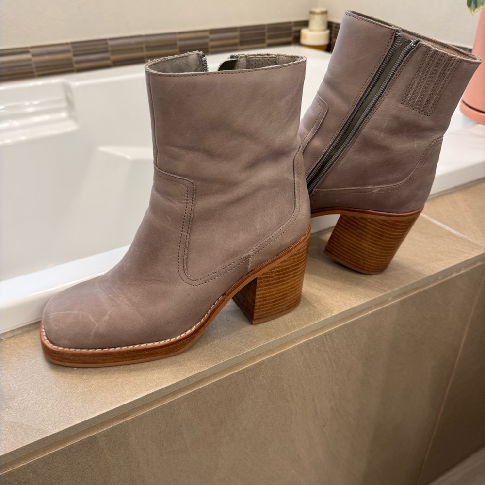 Women's Taupe Jeffery Campbell Ankle Boots